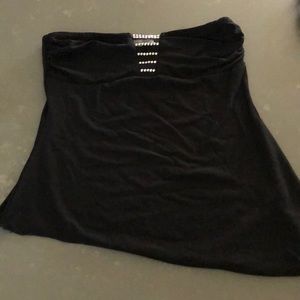 Irregular hem tube top